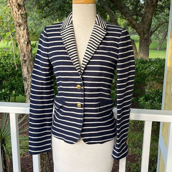 J.Crew Jackets & Blazers - J. Crew Striped Schoolboy Blazer